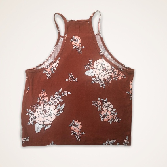 AERO FLORAL CROP TOP - Picture 2 of 3